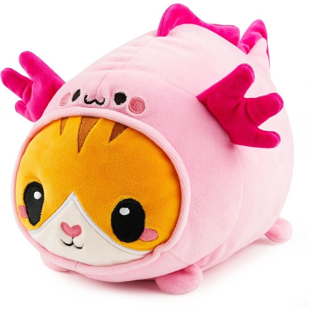 11" Kawaii Axolotl Soft  Cat Plush Stuffed Animal
